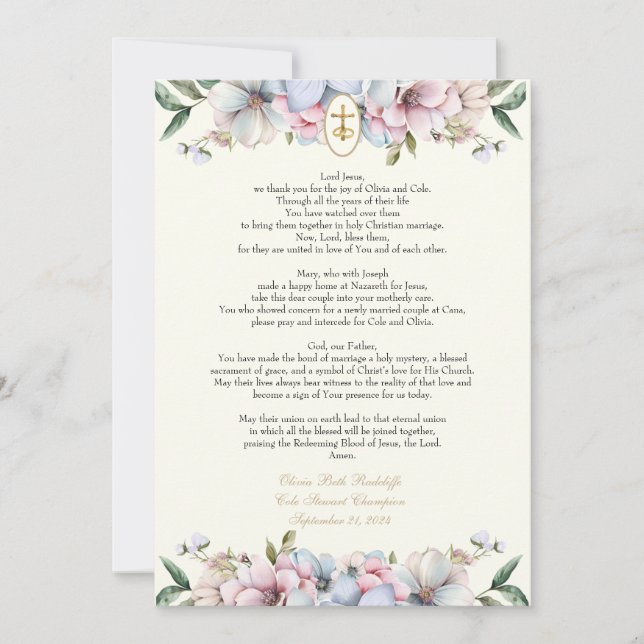 Olivia Prayer Cards (Front)