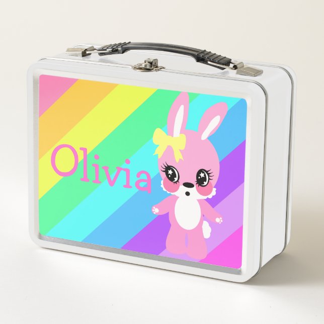 Olivia rainbow Lunch box (Front)