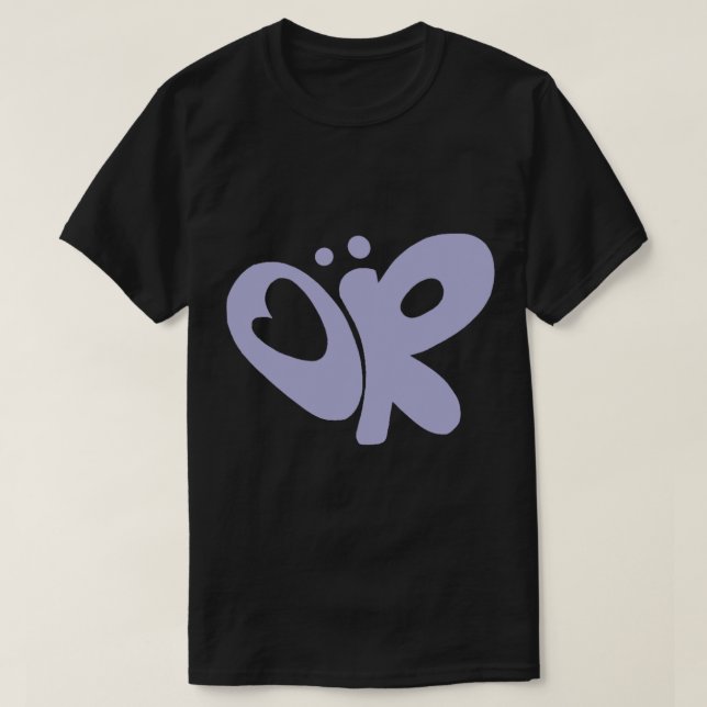 olivia rodrigo purple butterfly logo Sticker T-Shirt (Design Front)