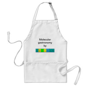 Olivia-Rose periodic table name apron