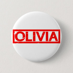 Olivia Stamp 6 Cm Round Badge