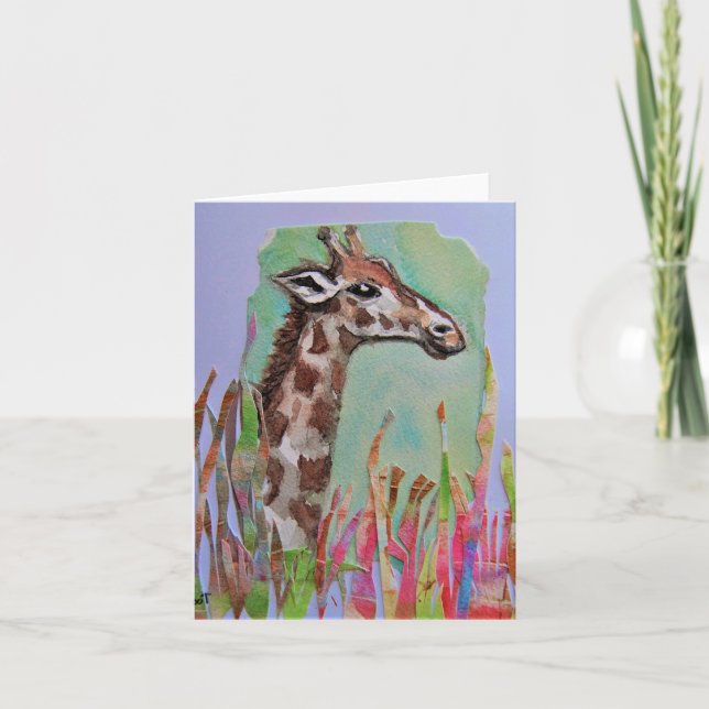 Olivia the GIraffe Card (Front)