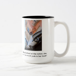 Olivia the Oldsmobile Two-Tone Coffee Mug