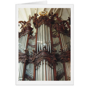 Oliwa Cathedral organ card