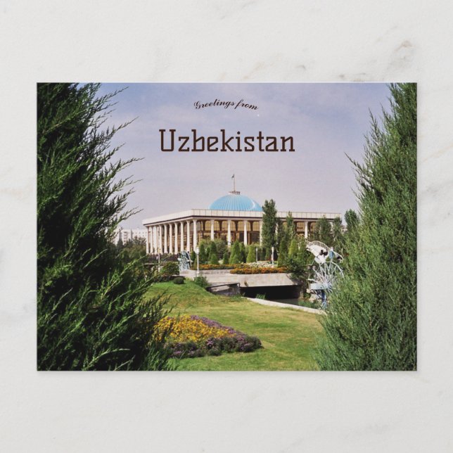 Oliy Majlis Parliament of Uzbekistan Postcard (Front)
