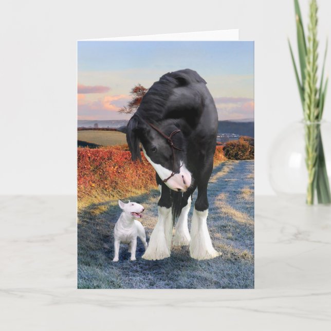 "Ollie & Blackbird" Greeting Card (Front)