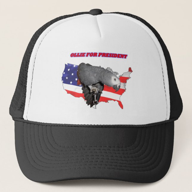 Ollie For President Trucker Hat (Front)
