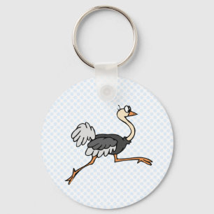 Ollie Ostrich Key Ring