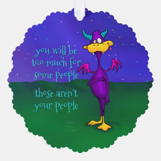 Ollie, Paper Ornament Card