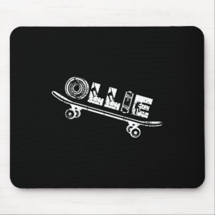 Ollie Skate Skater Skating Skateboard Skateboardin Mouse Pad