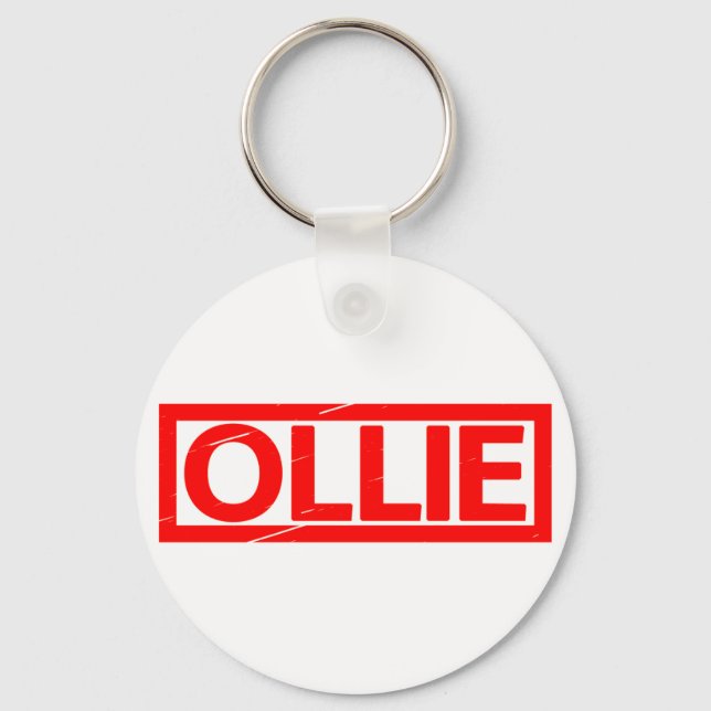 Ollie Stamp Key Ring (Front)