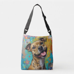 Ollie the Optimist Pitt Bull Crossbody Bag