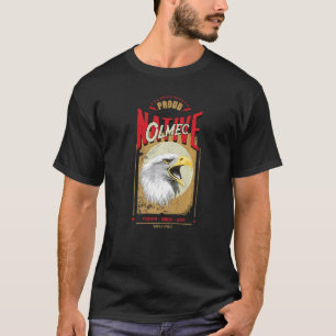 Olmec Native American Eagle Spirit Vintage Honor T-Shirt