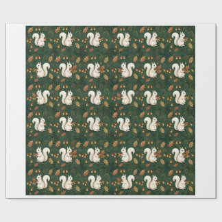 Olney White Squirrel Wrapping Paper