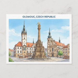 Olomouc Czech Republic Travel Postcard