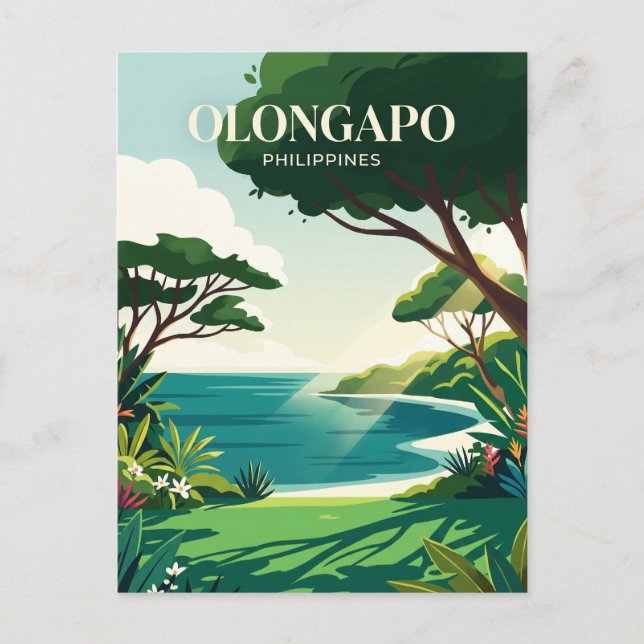 Olongapo Naval Base Perimeter National Park Postcard (Front)