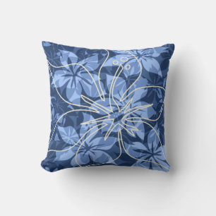 Olowalu Hibiscus Hawaiian ReversibleSquare Pillows