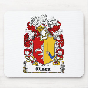 Olsen Family Crest Mouse Pad