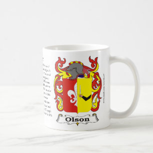 Olson Family Coat of Arms Mug