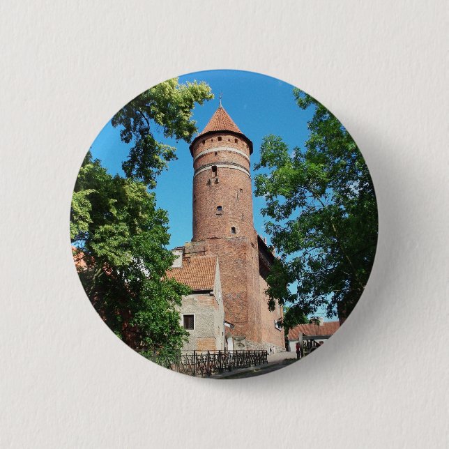Olsztyn Mediaeval Gothic Castle II - button (Front)