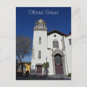 Olvera Street Church- Los Angeles Postcard