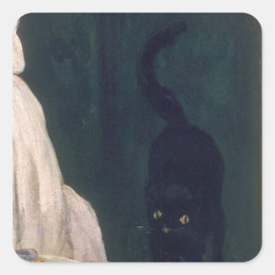 Olympia, 1863 square sticker