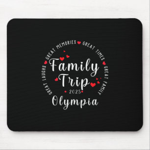 Olympia City Vacation Family Matching Men Women An Mouse Pad