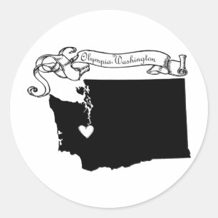 Olympia Classic Round Sticker
