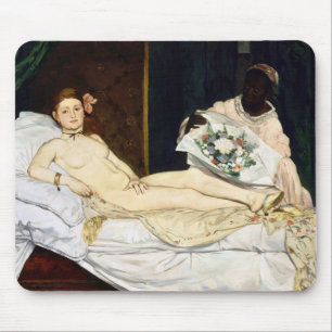 Olympia, Edouard Manet, 1863 Mouse Pad