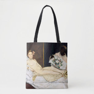 Olympia, Edouard Manet, 1863 Tote Bag