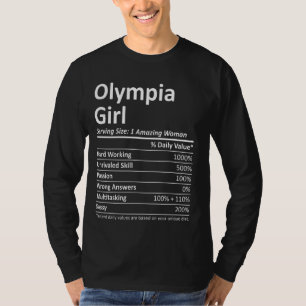 Olympia Girl Wa Washington Funny City Home Roots U T-Shirt