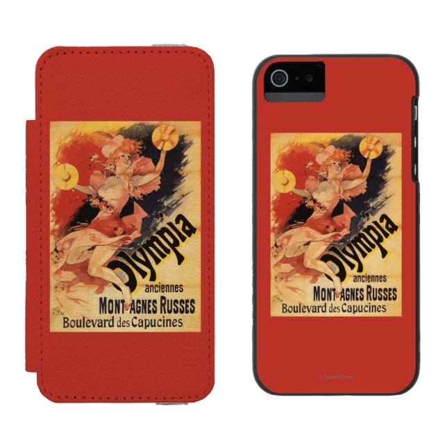 Olympia Nightclub Girl Crashing Cymbals Incipio iPhone Wallet Case (Side by Side)