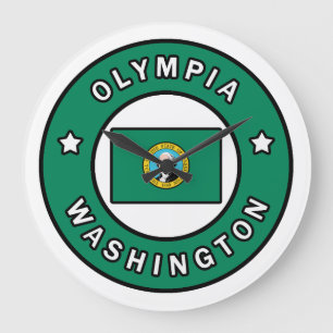 Olympia Washington Large Clock