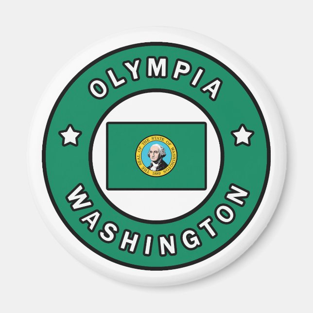 Olympia Washington Magnet (Front)