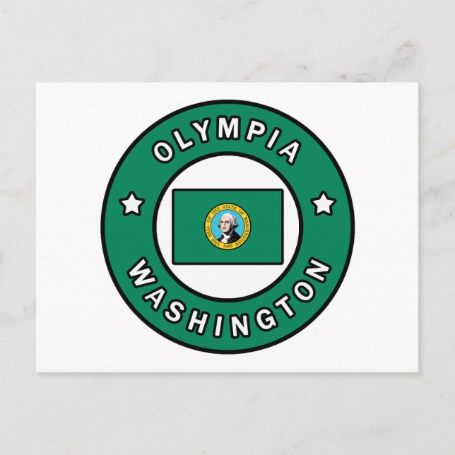 Olympia Washington Postcard (Front)