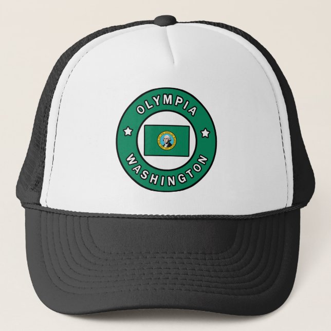 Olympia Washington Trucker Hat (Front)