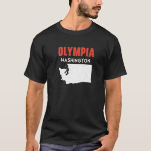 Olympia Washington USA State America Travel Washin T-Shirt