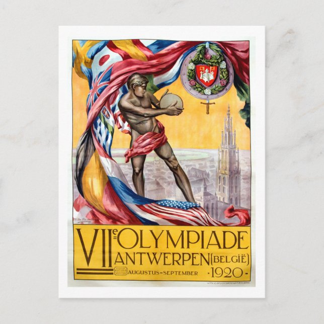 Olympiade Antwerpen Postcard (Front)