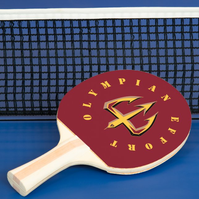 "Olympian Effort" Ping Pong Paddle (Insitu)
