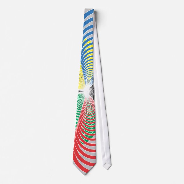 Olympic Circles Perspective Tie (Front)
