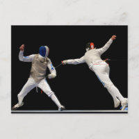 Olympic Fencing Lunge and Parry