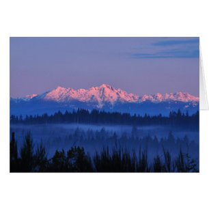Olympic Mountains at Sunrise