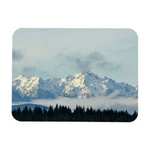 Olympic Mountains in Washington State Magnet