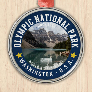 Olympic Naional Park Photo Landscape Metal Ornament