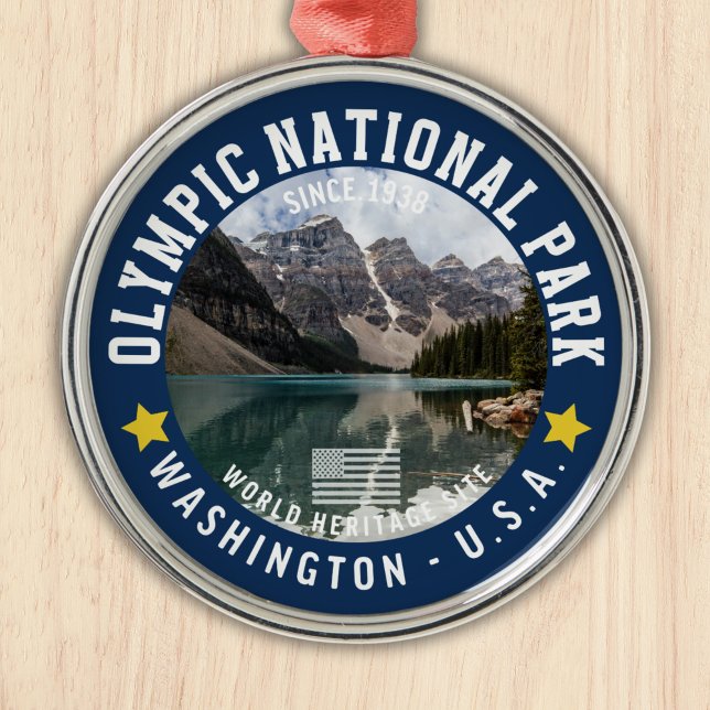 Olympic Naional Park Photo Landscape Metal Ornament (Creator Uploaded)