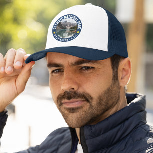 Olympic Naional Park Photo Mountain Landscape Trucker Hat