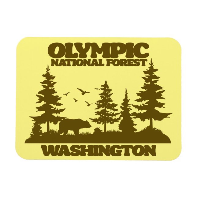 Olympic National Forest Magnet (Horizontal)
