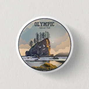 Olympic National Park 3 Cm Round Badge