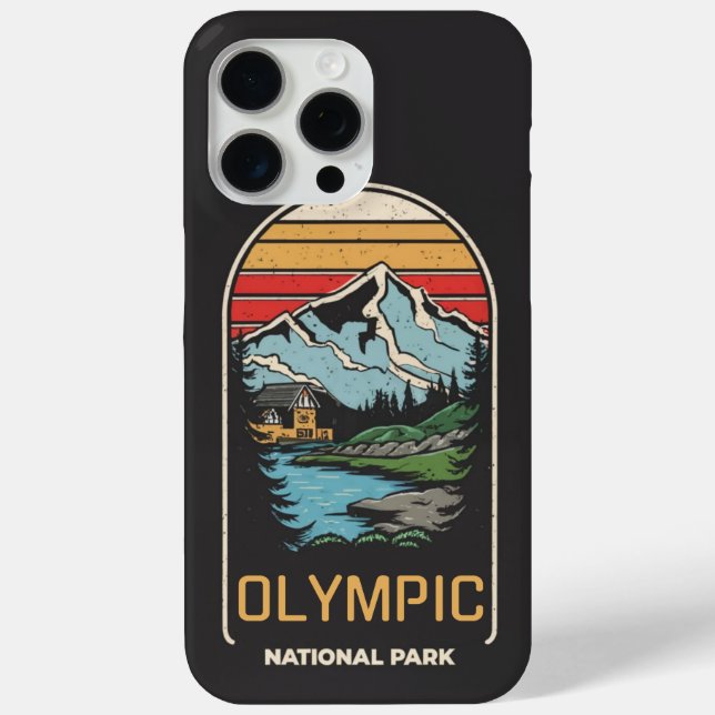  Olympic National Park Case-Mate iPhone Case (Back)