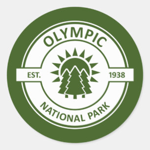 Olympic National Park Classic Round Sticker